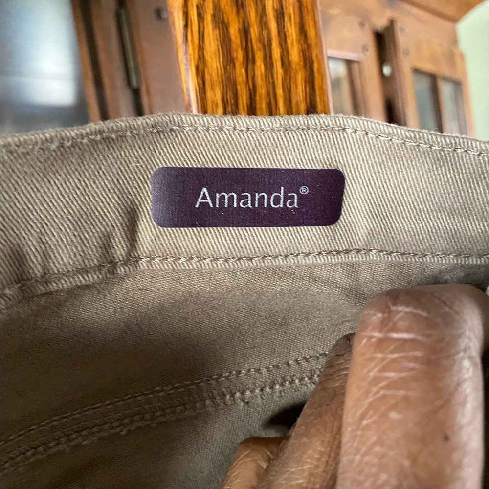 Gloria Vanderbilt Tan Straight Jeans - image 3